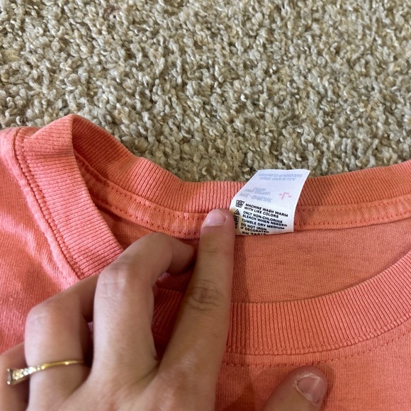 Anvil Women's Coral Pink Pastel Multicolor T-Shirt San Francisco Tourist Size L - Picture 6 of 7